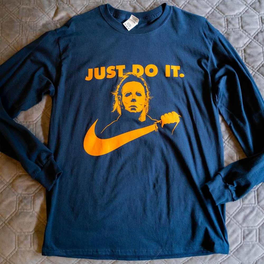 HALLOWEEN - MICHAEL MYERS - JUST DO IT - SIZE: M